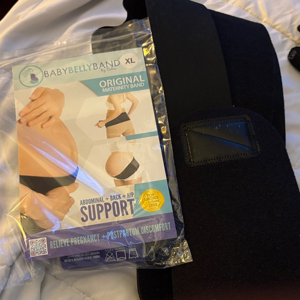 Black Maternity Support Band